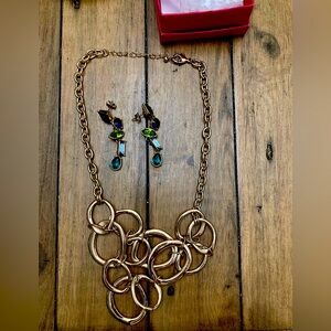 Avon earrings and necklace